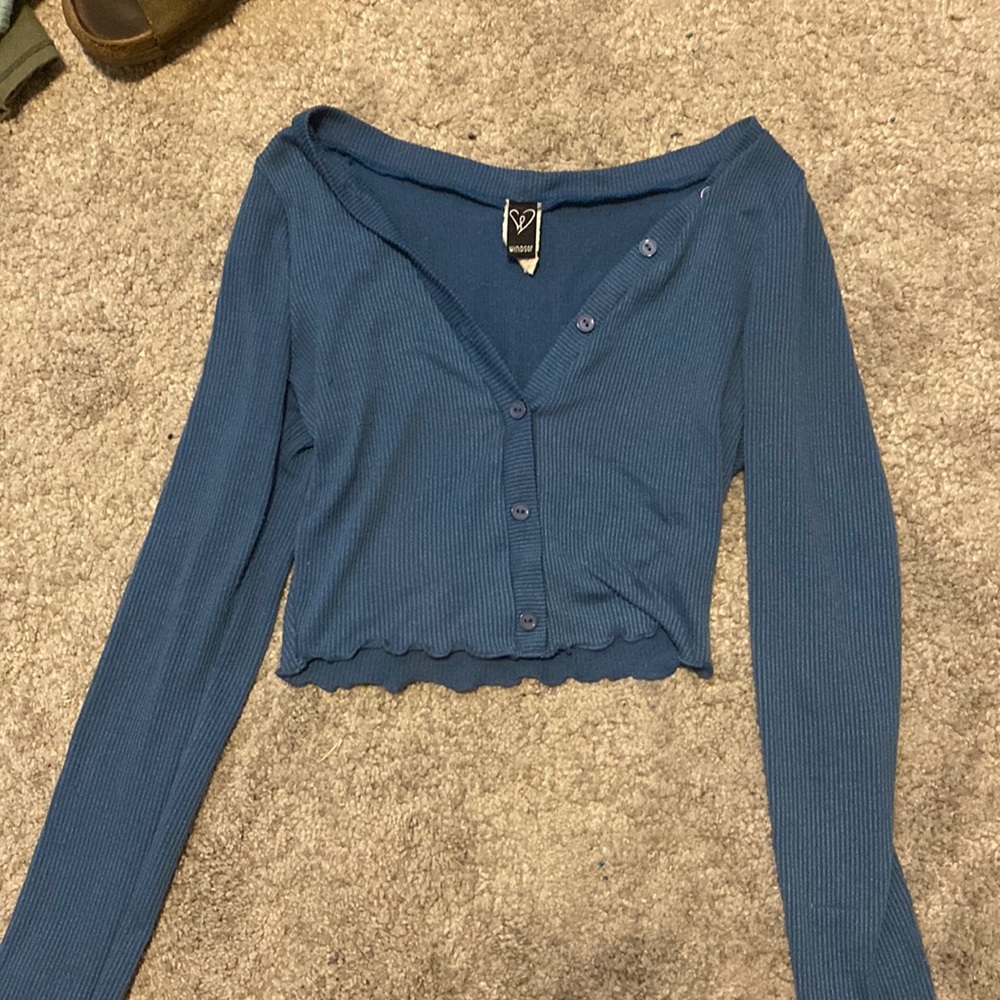 Windsor button up top